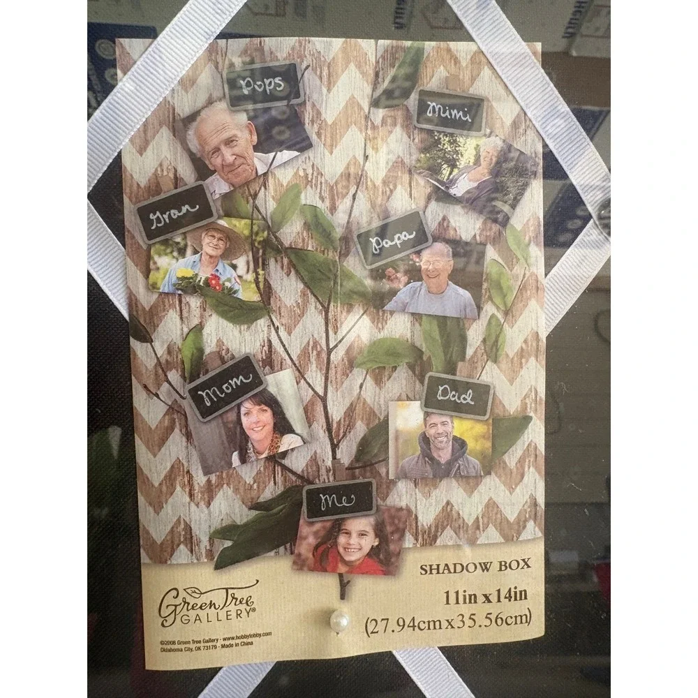 Green Tree Gallery Gold Shadow Box 11x14 Photo Display Memory Box Hobby Lobby